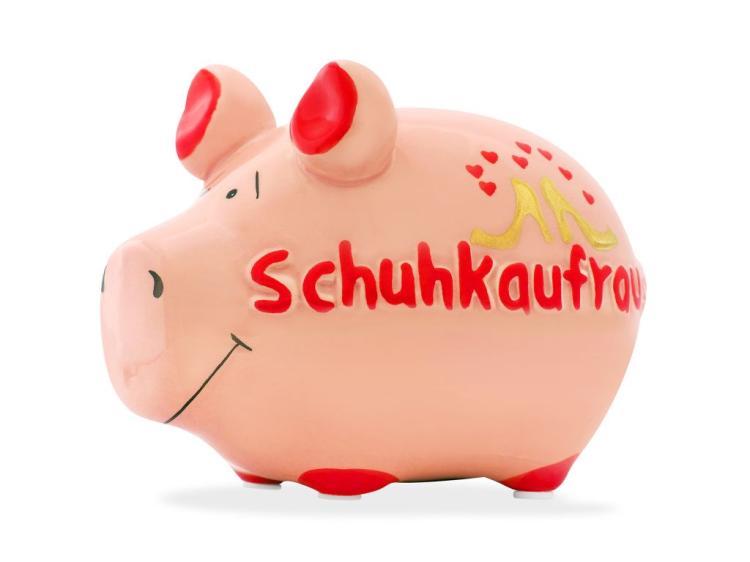 Sparschwein 'Schuhkaufrausch'