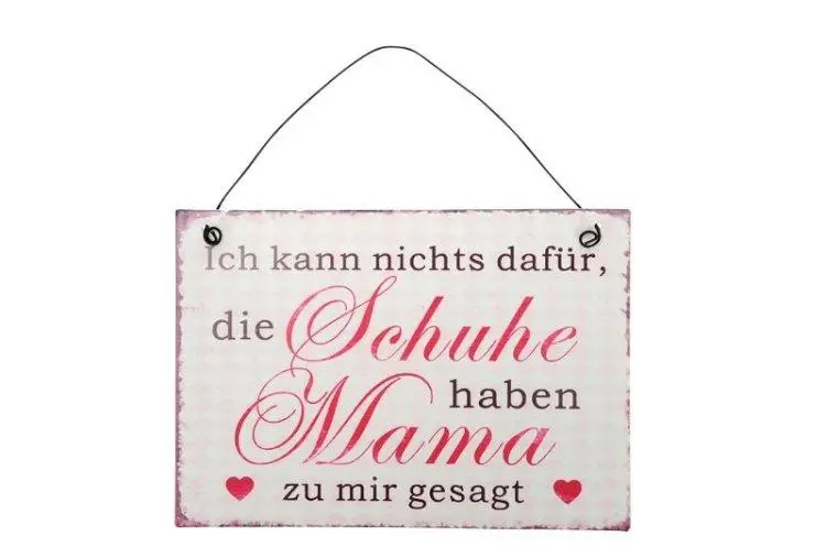 Schild 'Ich kann nichts dafür, ....' 1 St