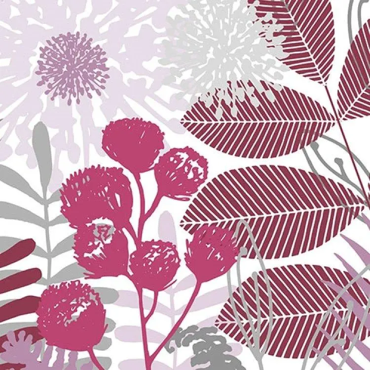 Ambiente Servietten Summer Breeze Red 33x33, 20 Stück 20 St