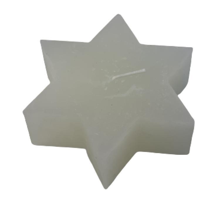 Rustic Star, 9x4 cm, Ivory