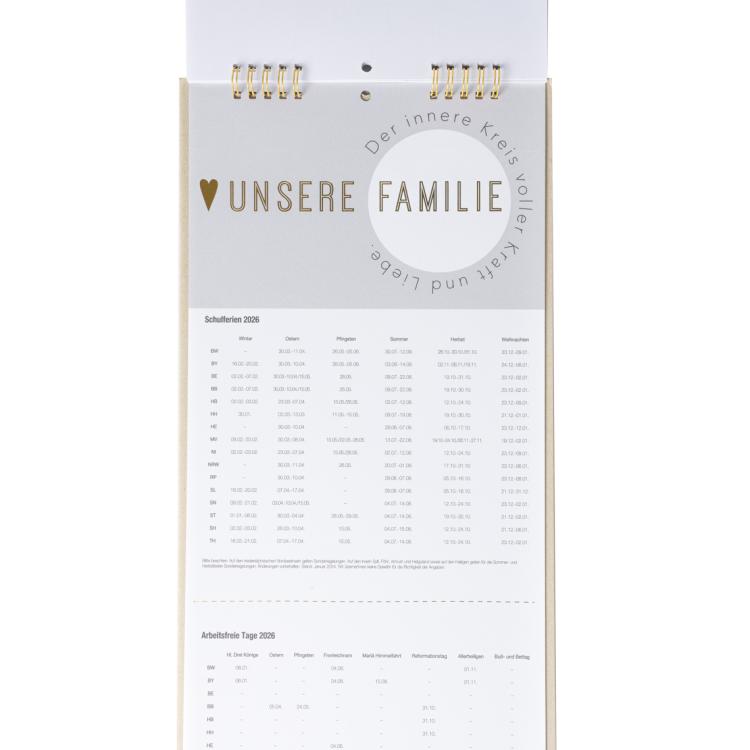 Räder OFFICE Familienplaner Kalender 2025, 17342