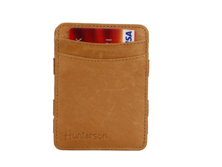 Magic Wallet, Leder, hellbraun, HU-MW-CS1-RFID-COC