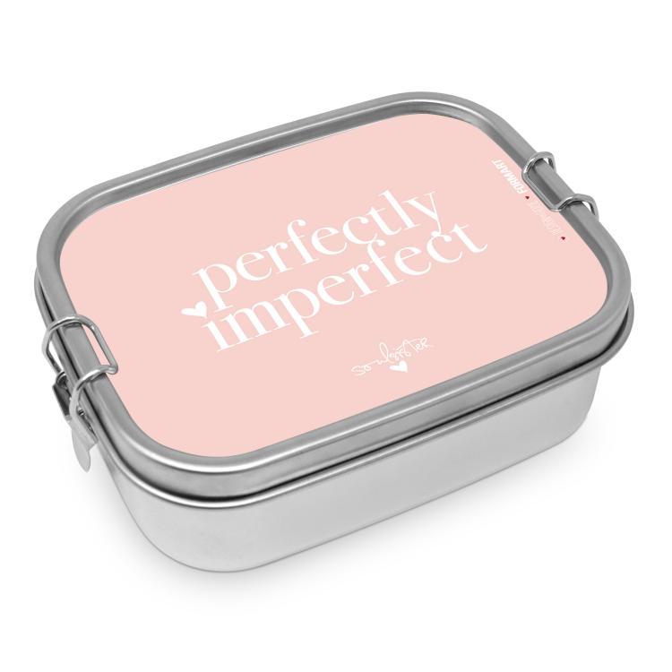 Steel Lunchbox Perfectly imperfect, Brotdose, 491334