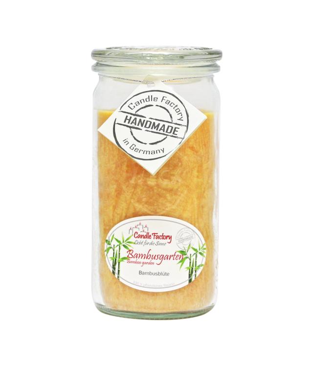 Mini-Jumbo Duftkerze im Weckglas, Bambusgarten