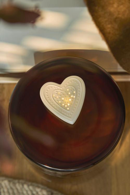 Räder LED Lebkuchen Licht Herz