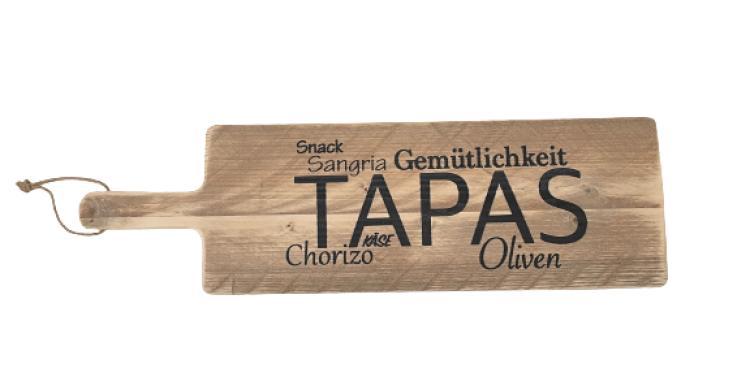 Servierplatte Tapas Bauholz 65x19 cm, 0700373