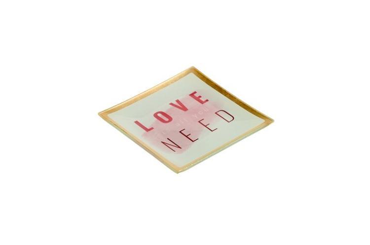 Gift Company Love plates, Glasteller S, Love is all you need, 1062103001