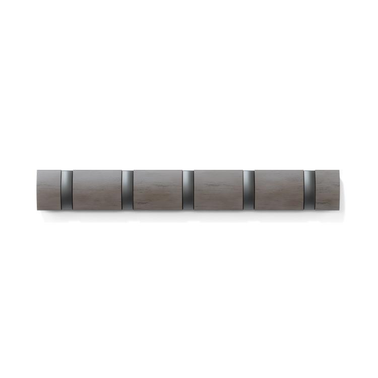 Umbra Flip 5 Garderobenhakenleiste, grau, 318850-1045
