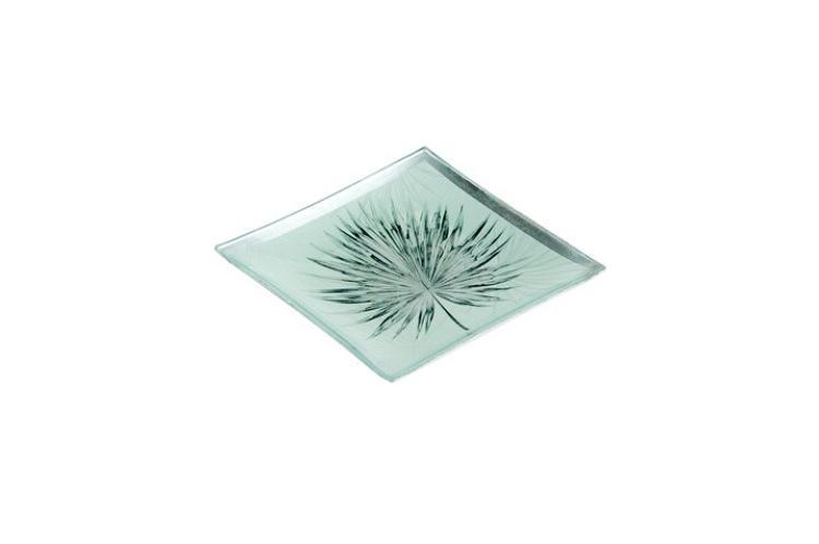Gift Company Love plates, Glasteller S, Palmblatt, grau, 1062003036