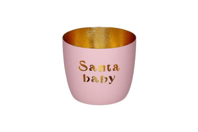 Gift Company Madras Windlicht, Santa baby