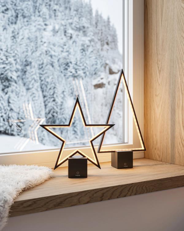 Sompex Akku-Tischleucht PINE 2.0, schwarz, 66 cm