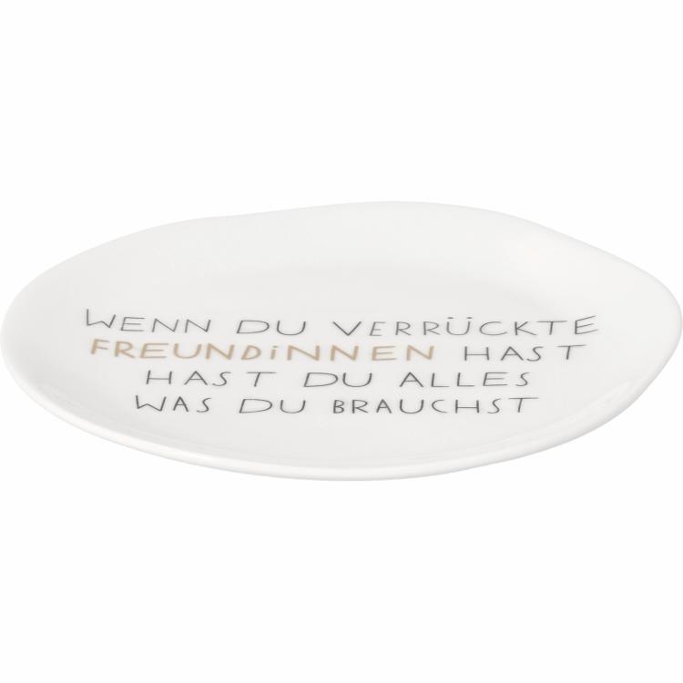 Kleiner Teller Verrückte Freudinnen