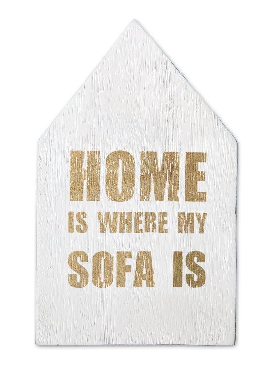 Holzhaus 'Home is where my sofa is'
