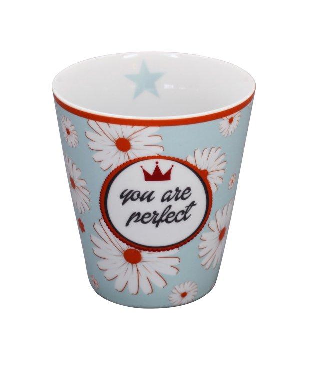 Becher HAPPY MUG 71 'You are perfect'