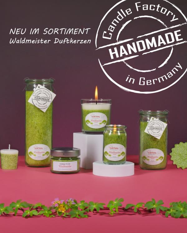 Candle Factory Baby-Jumbo Duftkerze im Weckglas, Waldmeister, 308-158