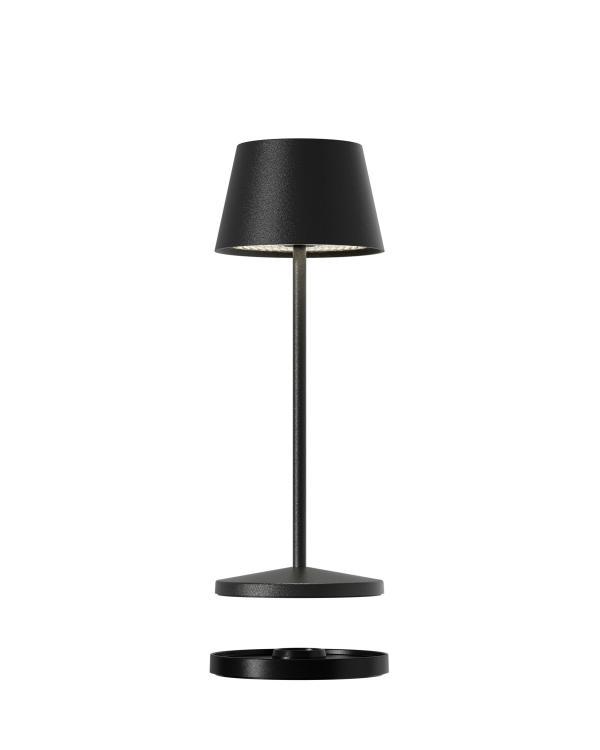 Villeroy & Boch SEOUL micro LED Tischleuchte mit Akku, schwarz, 97002