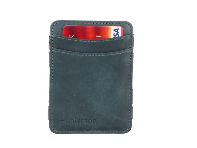 Magic Wallet, Leder, grau, HU-MW-CS1-RFID-GRY