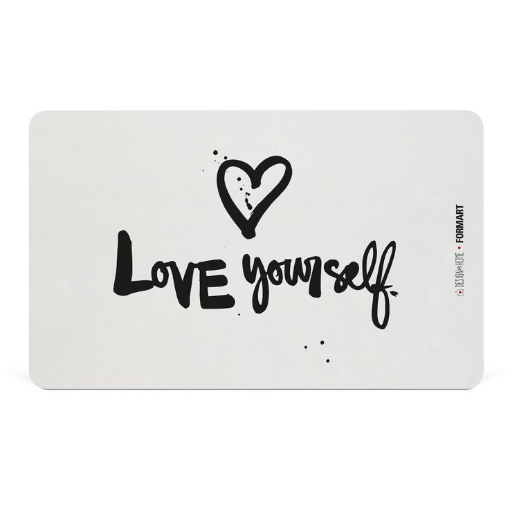 Frühstücksbrett 'Love yourself', 661333