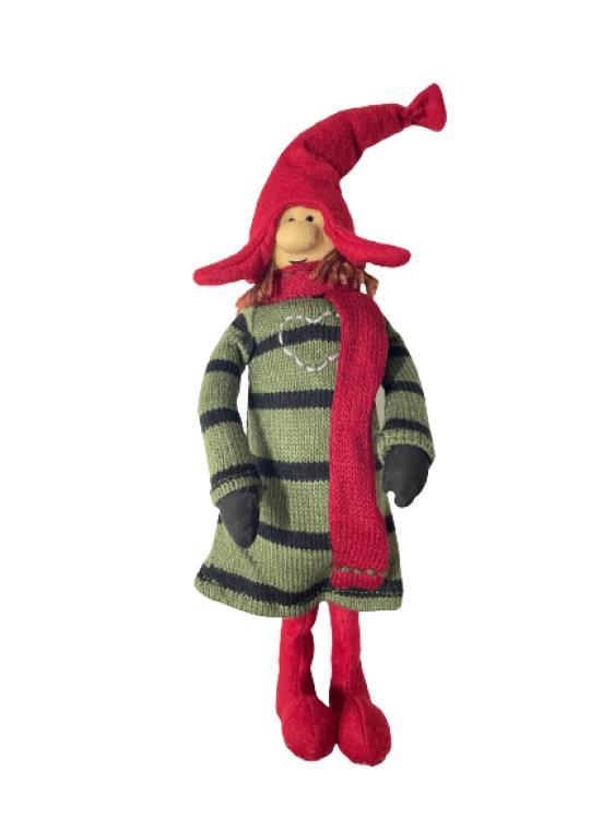 Knitty Gnome, weiblich, Baumwollpuppe, 45 cm hoch