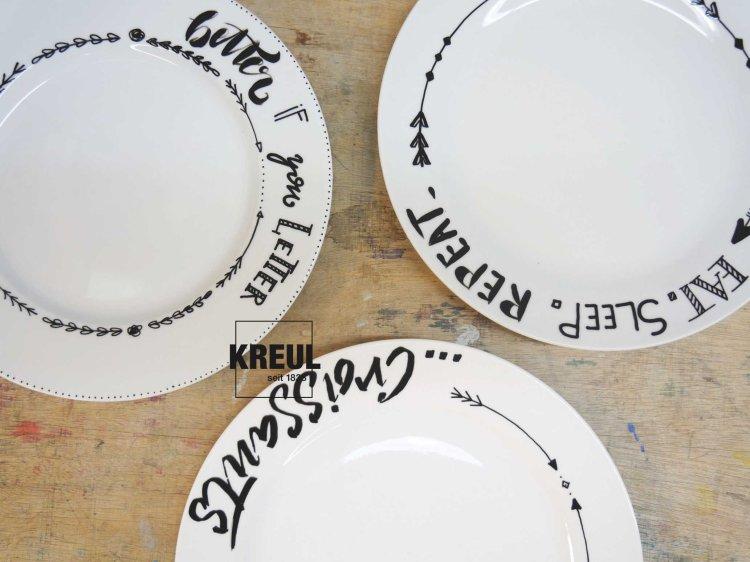PorcelainPen Classic medium Turmalin von Kreul, Strichstärke 2-4mm