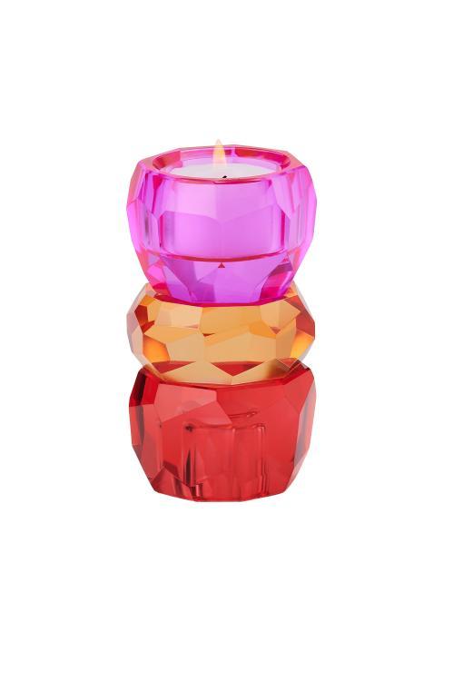 Palisades, Kristallglas Kerzen-/Teelichthalter 10,5 cm, 1054404013