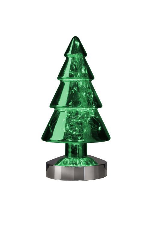 Sompex LED Dekoleuchte Winterlight 34 cm, Batteriebetrieb, grün, 72405