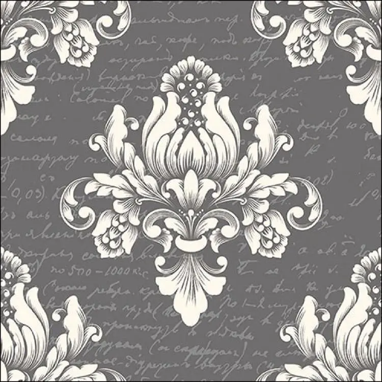 Ambiente Servietten Barok Grey 33x33, 20 Stück 20 St