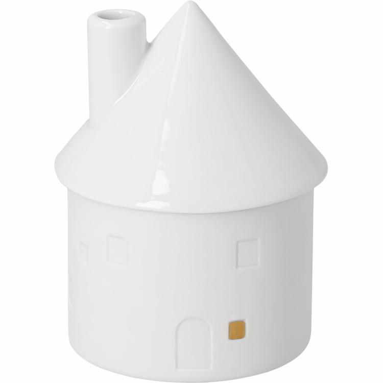 Räder Häuser Vase