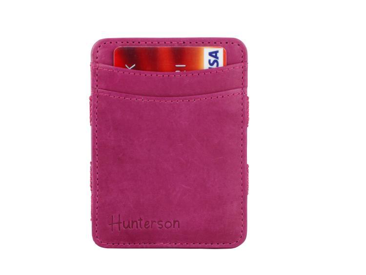Magic Wallet, Leder, pink, HU-MW-CS1-RFID-RAS