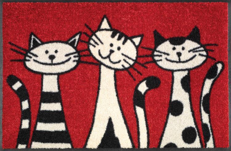 Fußmatte Animal + Friends Three Cats, 030812