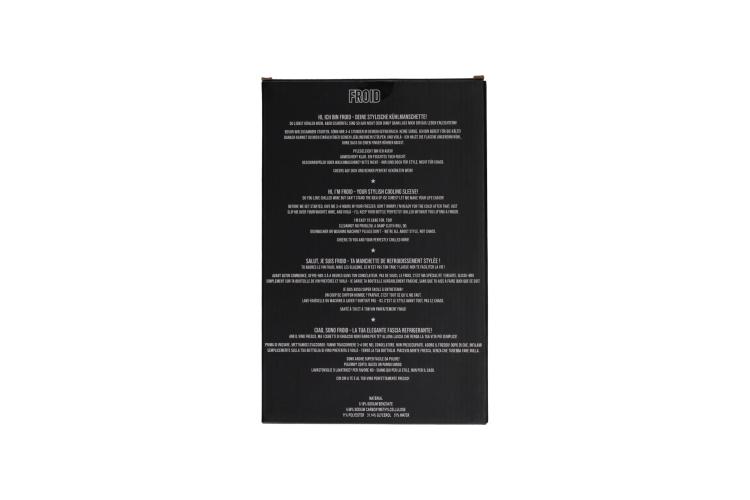 Gift Company Froid Kühlmanschette, Leomuster, lila/schwarz/gelb