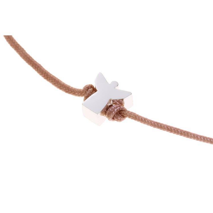 Armband Wunscherfüller 'Schutzengel' rosa/silber, 605976