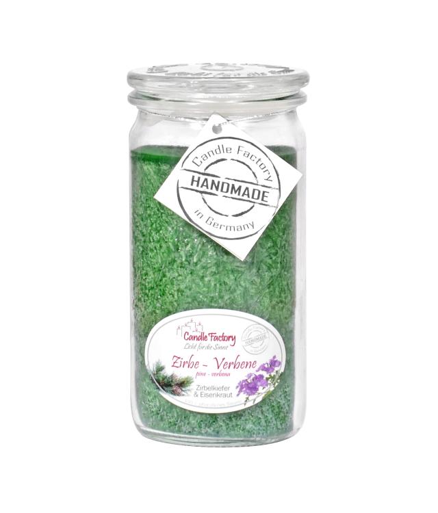 Mini-Jumbo Duftkerze im Weckglas, Zirbe - Verbene