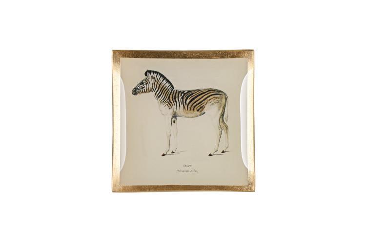 Gift Company Love Plates, Glasteller, S, Zebra, 1043303001