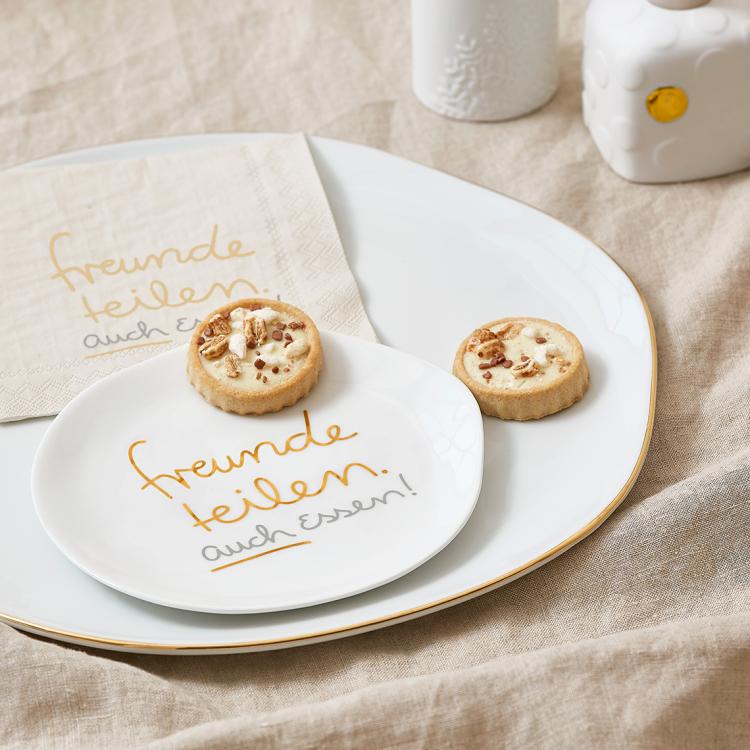Räder Kleiner Teller Freunde teilen auch Essen, 14cm