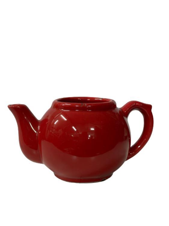 Kerzenhalter Teekanne in rot, 550740-000-365