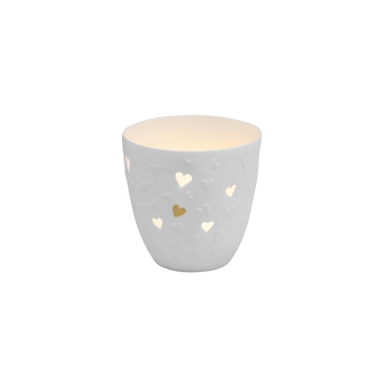 Räder Poesielicht Goldene Herzen, 9,5cm