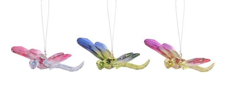 Gift Company Birds, Libelle, transparent-rosa