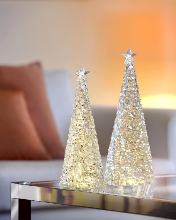 Weihnachtsbaum Tischleuchte Glamor 28cm, 72216
