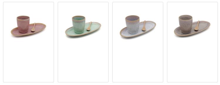Mea Living Stoneware Kaffee Set L, versch. Farben
