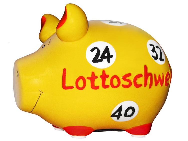 Sparschwein 'Lottoschwein'