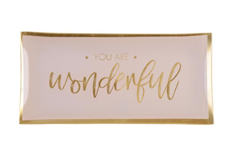 Gift Company Love Plates, Glasteller, L, You are wonderful, 77973
