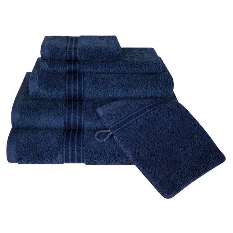Handtuch SIENA tintenblau, 50x100cm 1 St | Badetücher