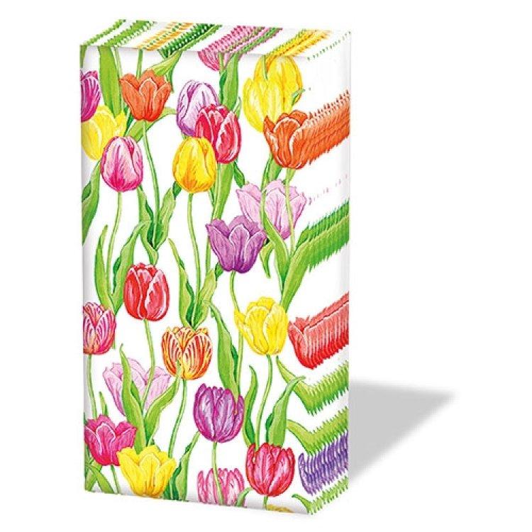 Ambiente Taschentücher Magic Tulips, Tulpen 10 Stück