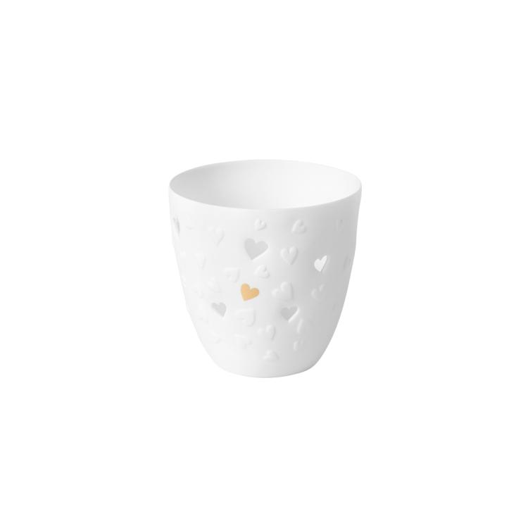 Räder Poesielicht Goldene Herzen, 9,5cm