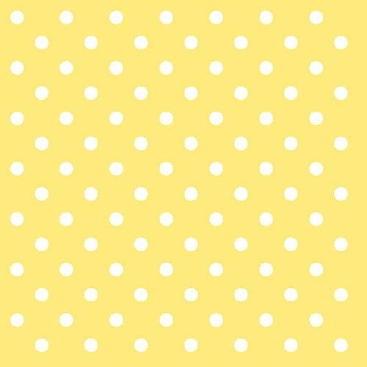  Servietten Dots Yellow 33x33, 20 Stück