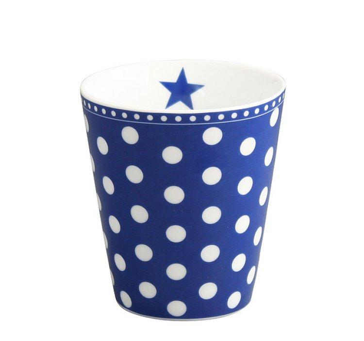 Becher Happy Mug 172 'Dots Dark Blue'