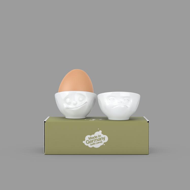 Eierbecher, Glücklich/Hmpff, T015301