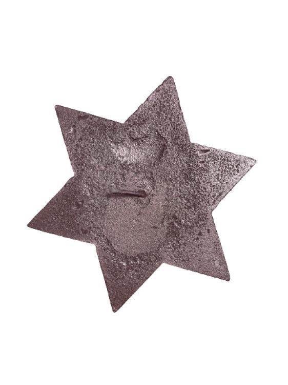 Rustic Star, 12x6 cm, Rose Gold