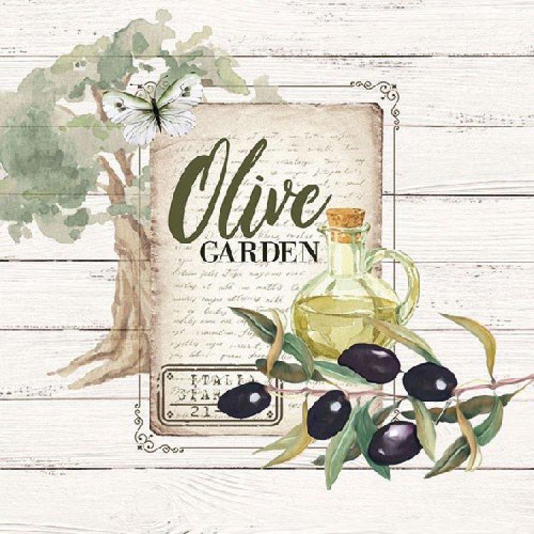  Servietten Olive Garden 33x33, 20 Stück